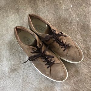 TOD'S authentic genuine leather suede sneakers